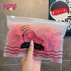 Basit kız saç aksesuarları şeker yüksek elastikiyet lastik bant bir çanta - Product Image 6