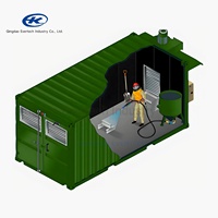 Cabina de Sandblasting para Contenedores, Equipo de Sandblasting, Sala de Sandblasting