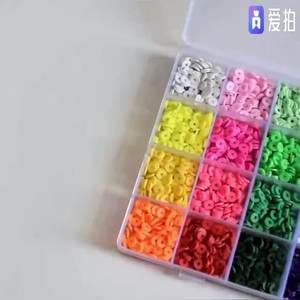Perles en argile polymère rondes colorées de 6 mm, boîte de perles en argile pour combinaisons DIY, kits de perles en argile pour la création de bijoux - Product Image 5