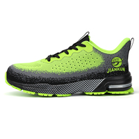 Zapatos de Seguridad Ligeros y Anti-Impactos JIANKUN para Hombre, Calzado de Trabajo Antideslizante para Ingenieros, para Verano e Invierno