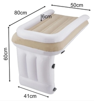 Matelas gonflable pliable en PVC portable pour enfants, lit d'avion de voyage