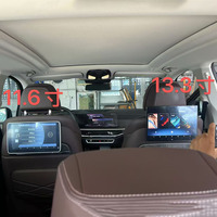 Moniteur d'appuie-tête de voiture AZTON dernière génération 13,3 pouces Android WIFI 4G SIM Internet RAM ROM 4 + 64G avec support caché pour BMW