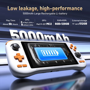 Console de jeu portable K59 Android 14 avec ventilateur, 128 Go, WIFI, écran tactile 5,5 pouces, lecteur de jeux vidéo de poche pour jeux PS1/PSP, version améliorée - Product Image 4