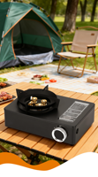 Réchaud à gaz butane portable mini pour pique-nique en plein air, voyage, camping