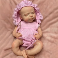 Poupées Reborn LouLou en silicone souple de 13 pouces, personnalisation du sexe et de la coiffure, jouets de poupées simulant des nourrissons prématurés