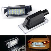 Lampe LED blanche pour plaque d'immatriculation, lampe LED pour Nissan-Serena C27 Altima-Suzuki Landy-Dacia Duster 2018 2019 2020 2021