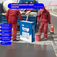 Kit de réparation d'asphalte de patch froid instantané de haute résistance pour les routes de nids de poule de parkings Ciment d'asphalte froid de réparation de route facile à utiliser
