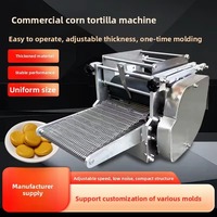 Machine industrielle entièrement automatique pour la fabrication de tortillas de maïs, de tacos, de roti et de pain, pour la production de produits céréaliers