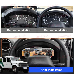 Nuovo quadro strumenti digitale IPS da 12,3 pollici con GPS integrato e display HD 1080P per Land <span class=keywords><strong>Rover</strong></span> <span class=keywords><strong>Defender</strong></span> 2012-2016 - Product Image 2