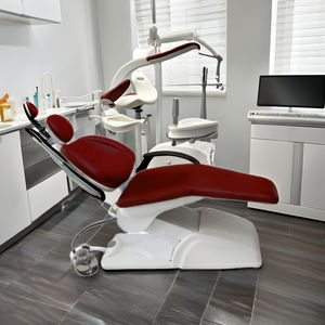 Di alta qualità attrezzature cliniche odontoiatriche sedia di trattamento dentale produttore di legno unità odontoiatrica sedia a basso prezzo di energia elettrica - Product Image 3