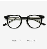 Lunettes anti-lumière bleue de haute qualité unisexes, monture carrée en TR90, transparentes grises, montures de lunettes pour femmes, lunettes rétro pour hommes