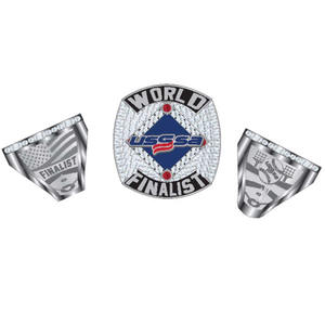 Customized Championship Basketball <b>Ring</b> for sports awards <b>brass</b> high quality <b>rings</b> silver plated - Product Image 2