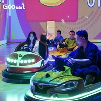 Super Bumper Car Interactif en Acier avec Projecteur Intérieur pour Enfants, Jeu de Football, Mario, Go Kart, Salle Immersive, Sport, Softplay, École, Robuste