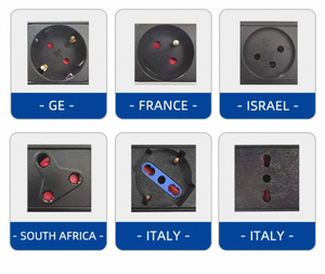 8 cách France PDU phân phối điện đơn vị ổ cắm Rack mount PDU cho máy chủ rack 1U 19" - Product Image 5