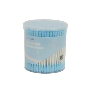 Wholesale Oem Cotton Buds 200pcs Manufacturer Cheap Paper Stick Ear Cleaning Cosmetic Pure Cotton Swabs