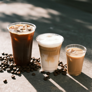 Logo personnalisé 8 12 16 24 oz gobelets en plastique jetables transparents pour animaux de compagnie café bulle lait thé smoothie pour boisson avec couvercles - Product Image 5