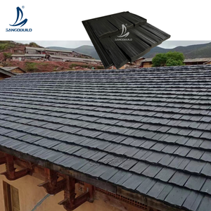 Tejas de techo resistentes al impacto resistentes al calor, tejas de techo sintéticas <span class=keywords><strong>Cader</strong></span> Shake para Villa - Product Image 4