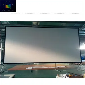 XYScreen portable quick fold fast folding projector screen 200 inch large projection screen