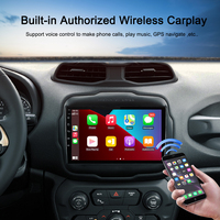 Autoradio universel 2 Din de 9 pouces avec écran tactile sans fil CarPlay Android Auto IPS Radio Carplay sous licence