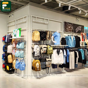 Étagère de présentation élégante pour boutique de mode, comptoir de vêtements, armoire à vêtements, meuble en verre, mobilier commercial - Product Image 2