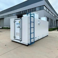 Station d'épuration MBR conteneurisée hors réseau NQ-1 compatible solaire pour village rural 20m³/h Système automatique PLC