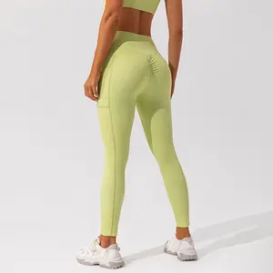 瑜伽打底裤流行女性运动瑜伽裤高弹力户外健身全长女性瑜伽裤