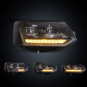 Fari a LED per <span class=keywords><strong>Caravelle</strong></span> <span class=keywords><strong>T5</strong></span>, Modifica Gruppo Ottico 12V 35W 4600 Lumen - Product Image 2