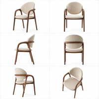 Chaise moderne rembourrée en acier et PU, de haute qualité, élégante et luxueuse, idéale pour les cantines, les hôtels, les salles à manger et la maison