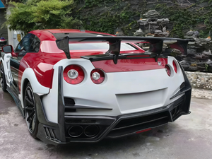 ชุดแต่งแอโรคาร์บอนไฟเบอร์สไตล์ TS สำหรับ Nissan GT-R R35 ปี 2008-2024 แบบเต็มคัน - Product Image 4