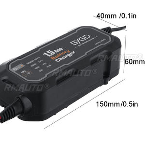 Cargador y Mantenedor de Baterías de Coche 12V 1.2A con Pantalla Táctil y Reparación por Pulsos para Carga Rápida de Baterías de Plomo-Ácido Húmedas y Secas de Automóviles y Motos - Product Image 5