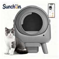 Nouvelle Litière Automatique pour Chat 65L, Sûre, Anti-Pincement, Intelligente, Auto-Nettoyante avec Nettoyage Facile et Contrôle des Odeurs