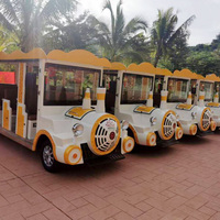 Train sans rail Farm Ride Train touristique électrique Fairground Train sans rail Route touristique Bus moderne