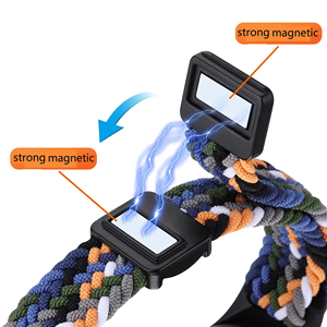 Bracelet en nylon pour <span class=keywords><strong>Xiaomi</strong></span> <span class=keywords><strong>Mi</strong></span> Band 9/8, bracelet de sport respirant de haute qualité, accessoires pour <span class=keywords><strong>Mi</strong></span> Band <span class=keywords><strong>10</strong></span> 9 NFC, bracelet de remplacement - Product Image 5