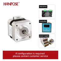 Moteur pas à pas Nema 17 17HS3430-DBX 2 phases 0,4A 28N.CM 1,8 degrés, idéal pour machine de fraisage CNC, moteur pas à pas intelligent 12V