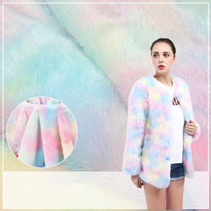 Tessuti arcobaleno PV <span class=keywords><strong>velluto</strong></span> Tie Dye arcobaleno peluche divano cuscino cuscino morbido <span class=keywords><strong>velluto</strong></span> <span class=keywords><strong>rosa</strong></span> - Product Image 6