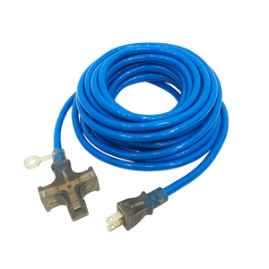 15/30 Meter White PSE Certified Japan <strong>Plug</strong> Pure Copper PVC Jacket 3 Way <strong>Outside</strong> <strong>Extension</strong> Lead for Home Appliances - Product Image 1