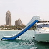 Toboggan gonflable pour yacht d'eau, pour bateau, yacht, piscine flottante, île gonflable, salon flottant