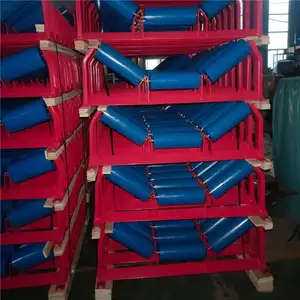 Chinese Suppliers Outdoor Friction Conveying Idler Conveyor Troughing Training Rollers