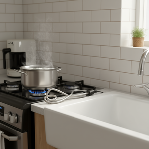 Volteck 10L 500W Tankless <b>Electric</b> Immersion <b>Water</b> <b>Heater</b> With Fast Heating Metal Housing For Household Use Model CAGU-2 - Product Image 2