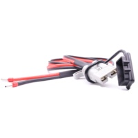 Câble silicone 2 broches personnalisé de 30cm avec connecteur de batterie 50A pour prise de charge rapide électrique EV