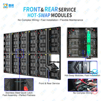 Pantallas LED para Exteriores P2.9 P3.91 P4 P6, Pantalla LED 3D Grande a Prueba de Agua, Panel de Video Wall para Exteriores