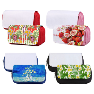 Estuche de Lápices de Doble Capa Sublimable, Bolsa de Cosméticos Personalizable, Bolsa de Almacenamiento Multibolsillos para la Escuela, Oficina y Viajes - Product Image 2