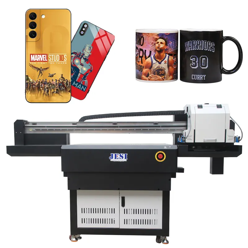 9060 Flatbed यूवी प्रिंटर A1 डिजिटल लोगो विज्ञापन मुद्रण मशीन 3 सिर 9060 यूवी DTF प्रिंटर