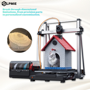 Stampante 3D LPMIE Automatica Multicolore Kobra <span class=keywords><strong>3</strong></span> Max Combo con Doppio Estrusore, Piano Riscaldato e Livellamento Automatico - Nuova con 1 Anno di Garanzia - Product Image 1