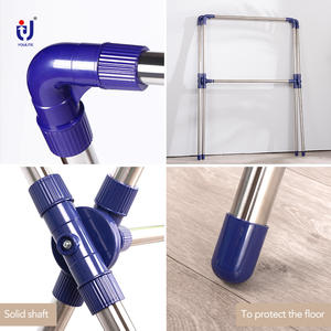 Balcón plegable forma de <span class=keywords><strong>mariposa</strong></span> soporte de tela ajustable tendedero secador de ropa - Product Image 5