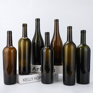 750ml <strong>Champagne</strong> Sake Shochu Burgundy Bordeaux Wine <strong>Bottles</strong> Black Brown Green Amber Wine Glass <strong>Bottles</strong> With Cork Stopper - Product Image 4