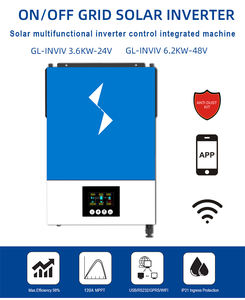 Inversor de Corriente de Pared de CC a CA, Conectado a la Red/Fuera de la Red, 3.6 kW, 6.2 kW, Inversor Solar Híbrido, 48 V, 24 V, Todo en Uno, Inversor Solar Híbrido <span class=keywords><strong>MPP</strong></span> - Product Image 5