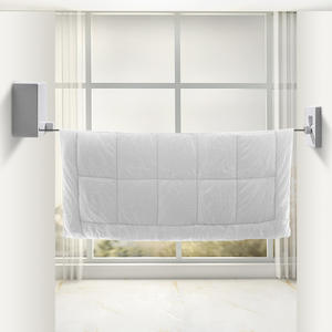 Línea de lavandería retráctil Invisible Cable de acero inoxidable 304 para Hotel, hogar, balcón, baño, <span class=keywords><strong>tendedero</strong></span> sin Taladro - Product Image 4