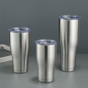 Blank Sublimation 20oz Curved Tumbler Customizable logo Car Holder Fit Thermal <b>Mug</b> - Product Image 2