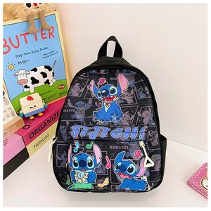 Ba lô đi học trẻ em Stitch Angel hoạt hình dễ thương, nhẹ, chống thấm nước, dung tích lớn, chất liệu nylon - Product Image 4